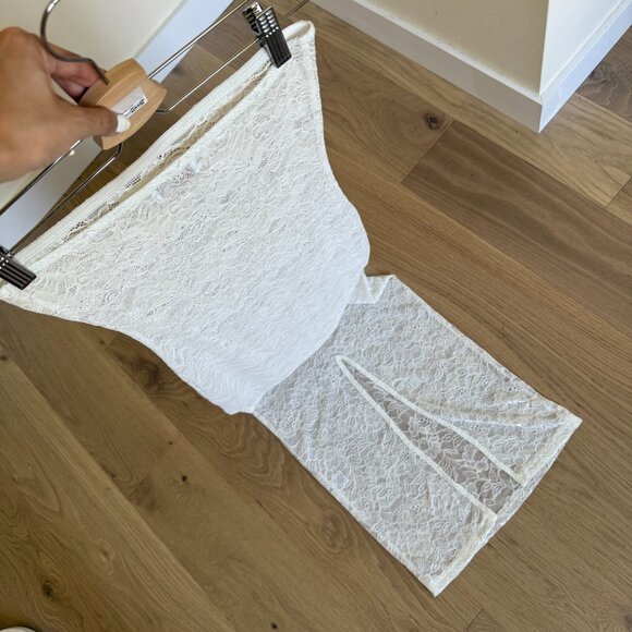 Sheer lace long dress - Meshki - Picture 4 of 4